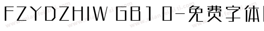 FZYDZHIW GB1 0字体转换